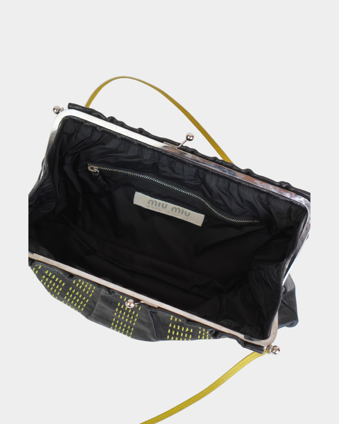 Miu Miu Black Clasp Bag