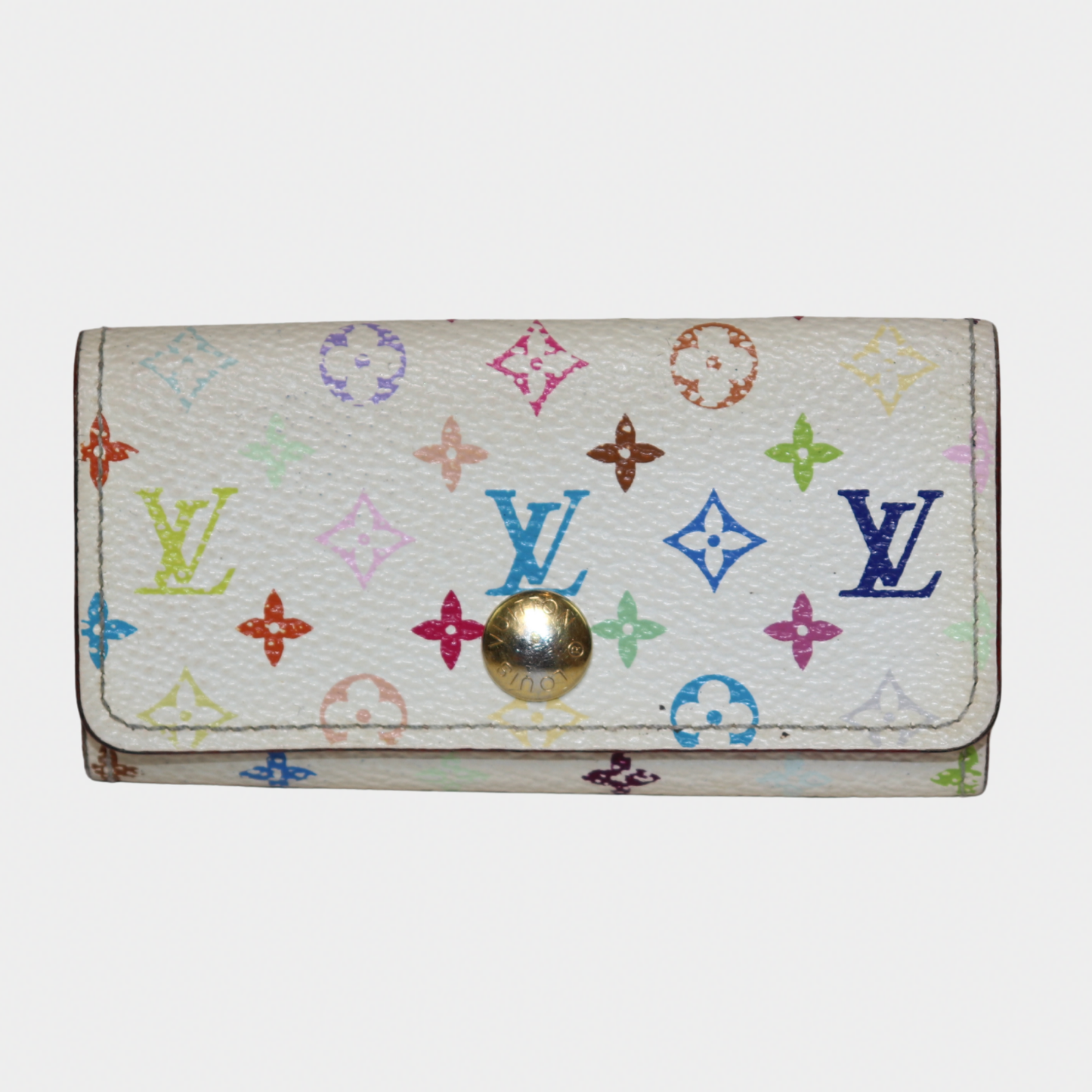 Louis Vuitton x Takashi Murakami Monogram Multicolore 4 Key Holder