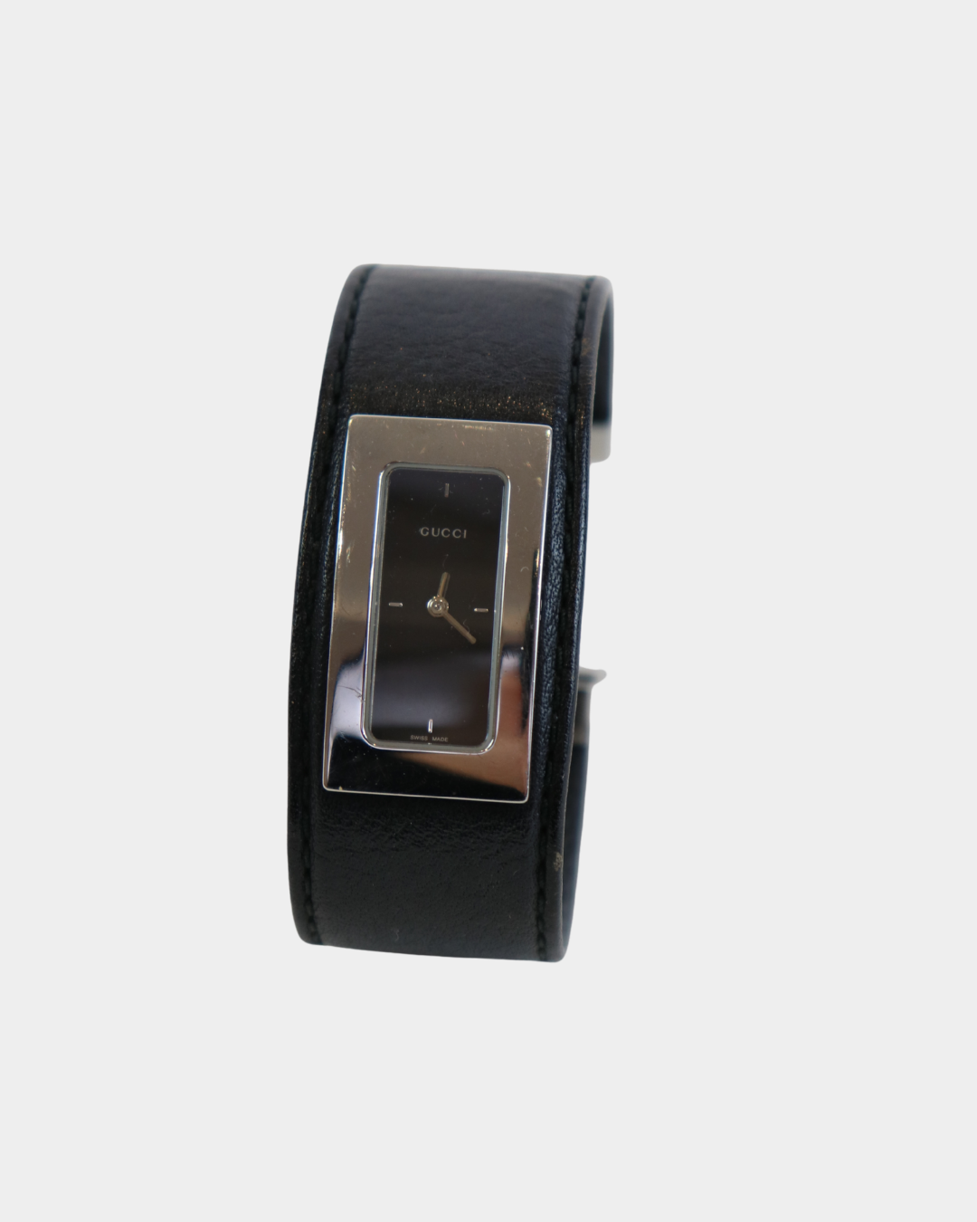 Gucci Leather Cuff Watch