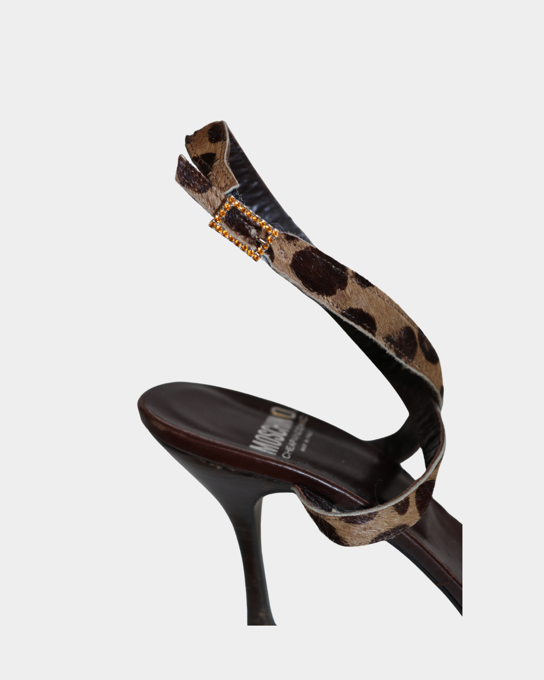 Moschino Pony Hair Heels