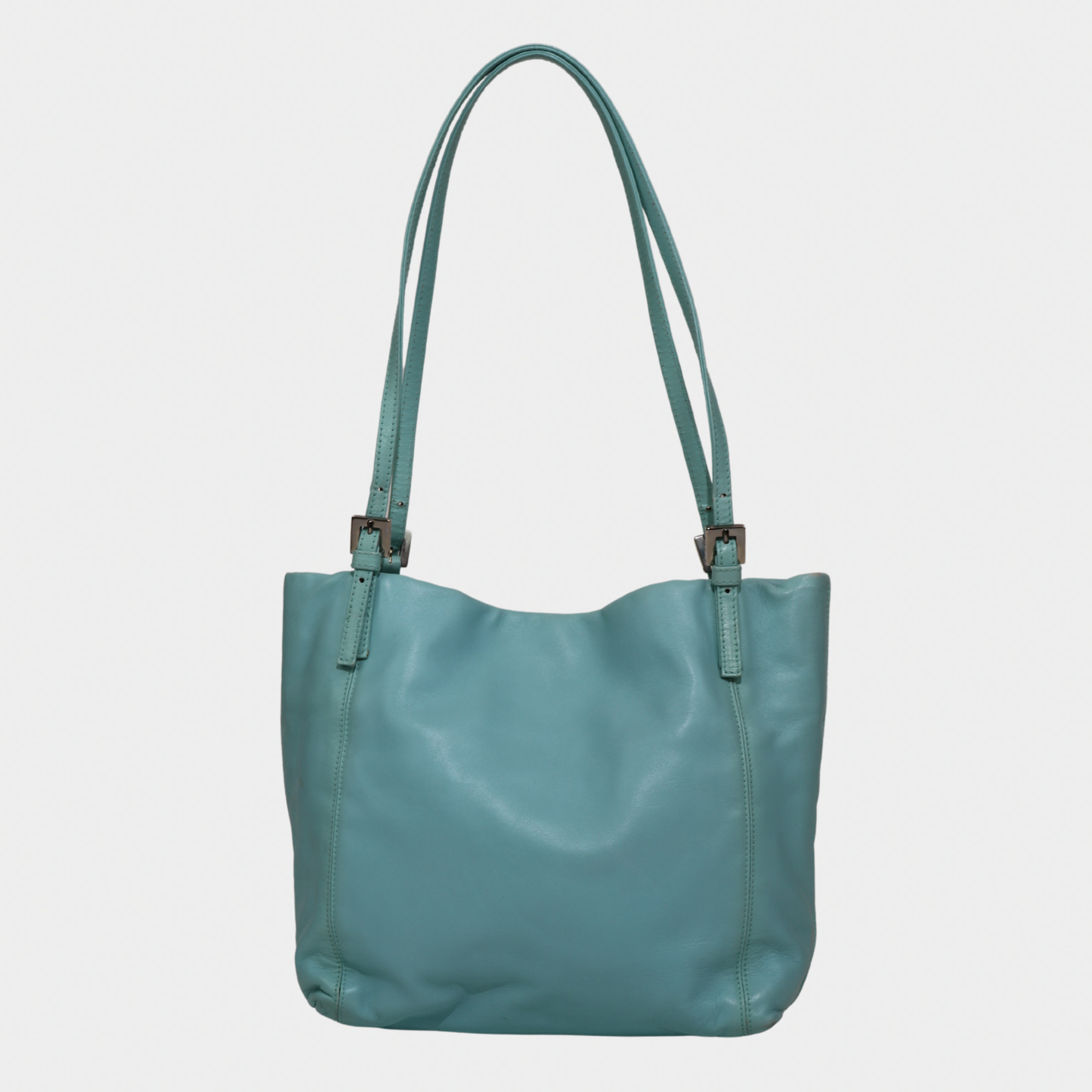 Fendi Tiffany Blue Nappa Mini Tote