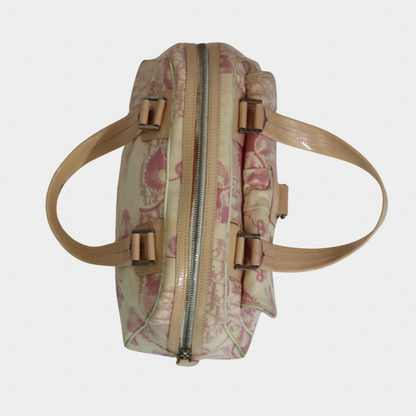 Dior Pink Cherry Diorissimo Mini Bowler Bag