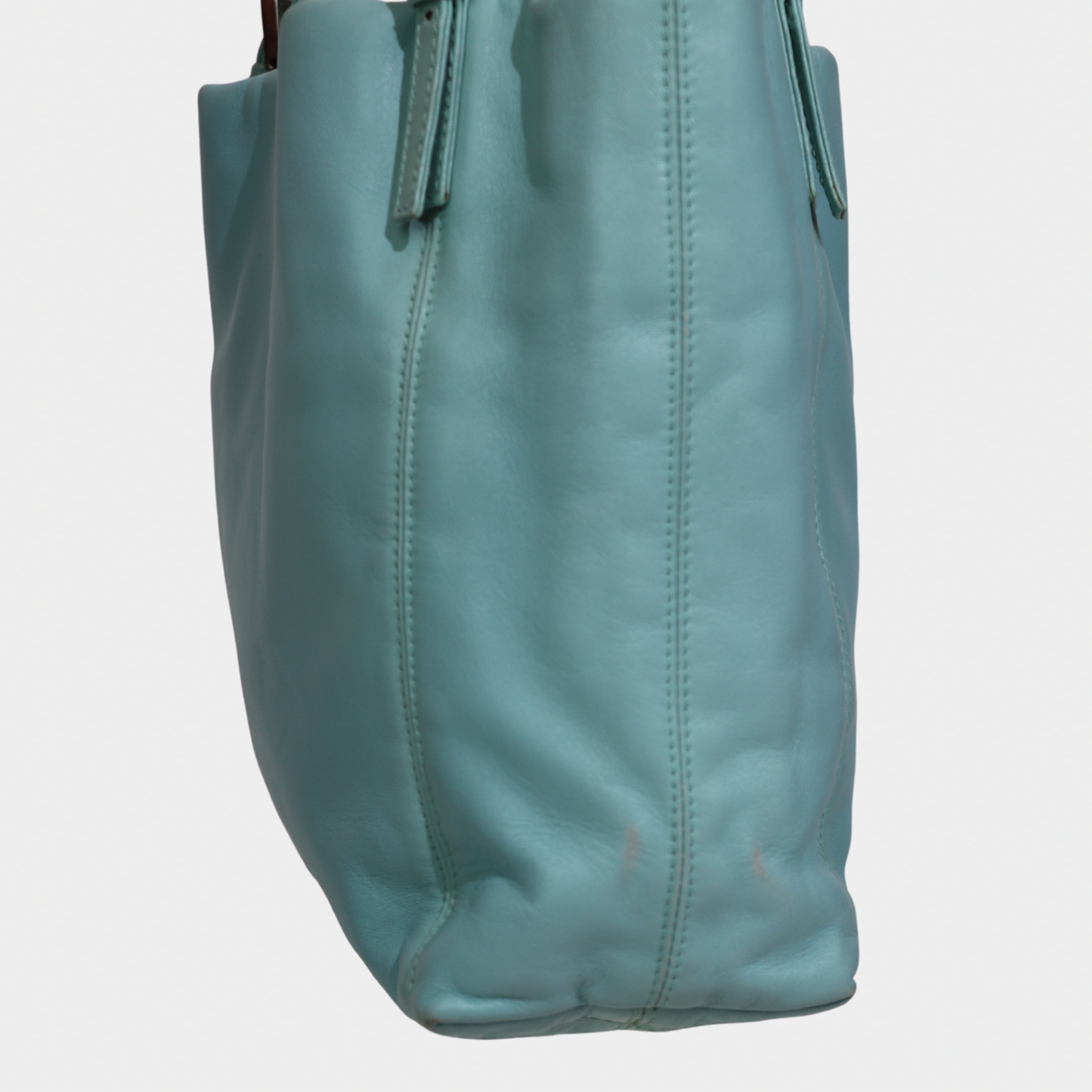 Fendi Tiffany Blue Nappa Mini Tote