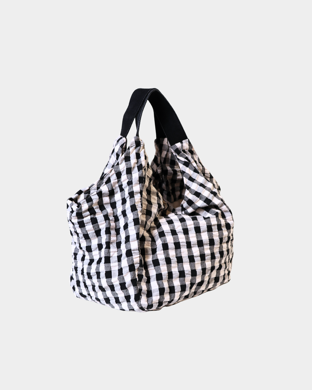 Comme des Garcons Tricot Gingham Tote Bag