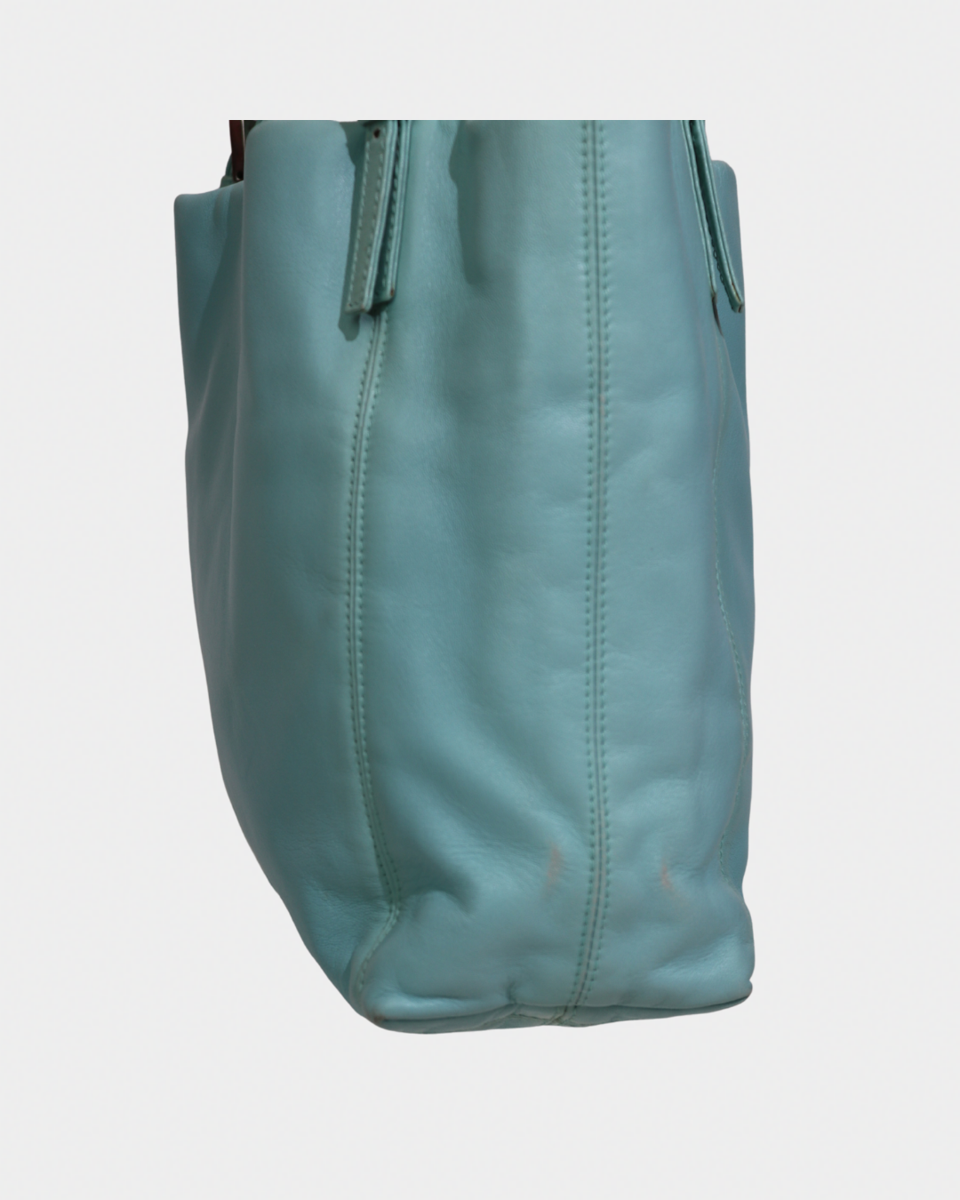 Fendi Tiffany Blue Nappa Mini Tote