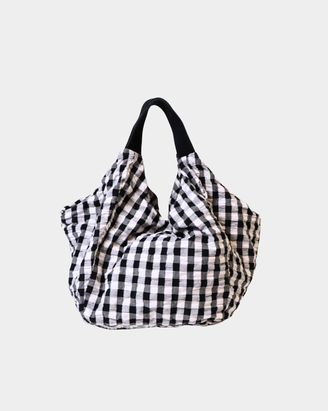Comme des Garcons Tricot Gingham Tote Bag