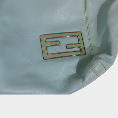 Fendi Tiffany Blue Nappa Mini Tote