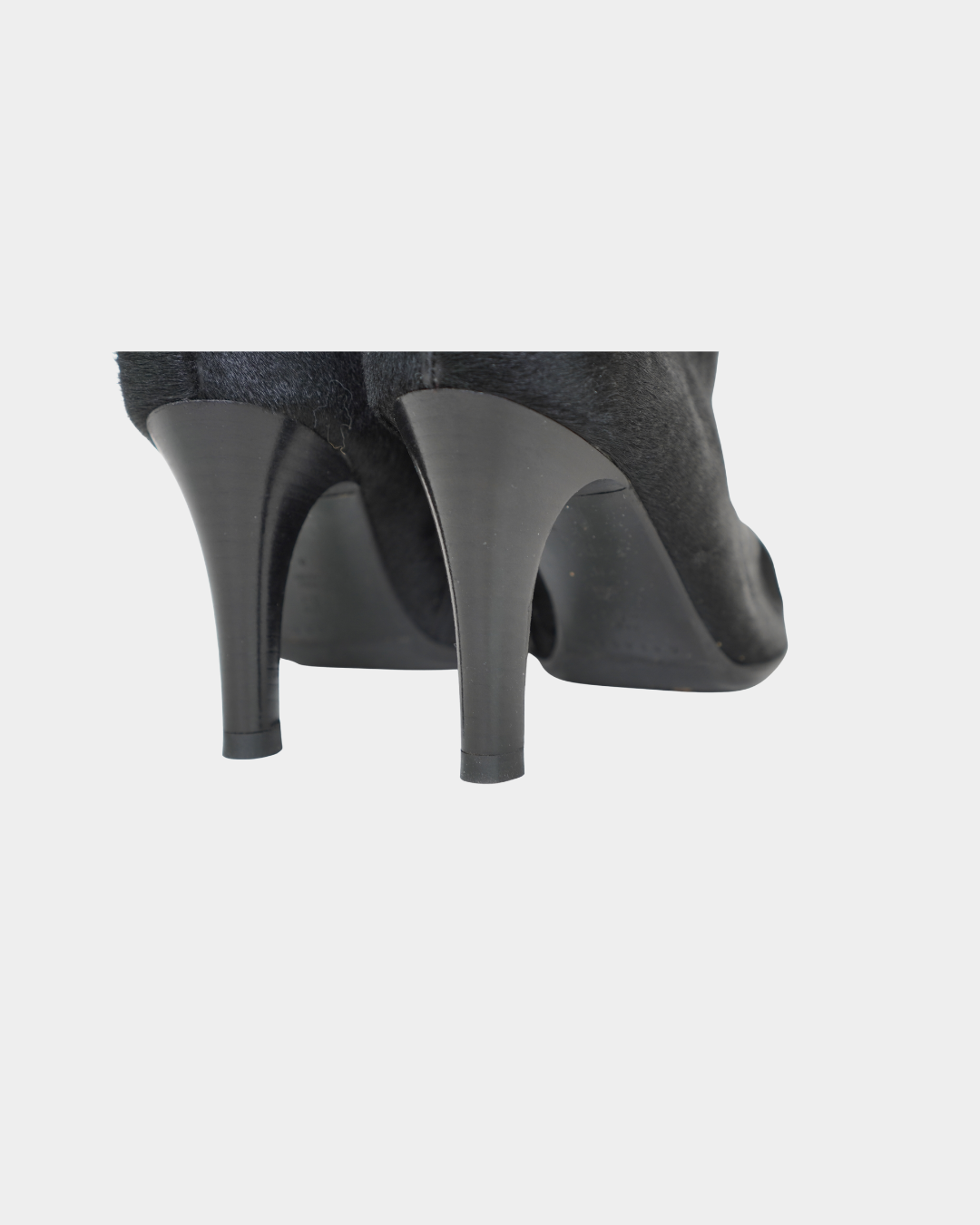 Pony Hair Pointed Boots