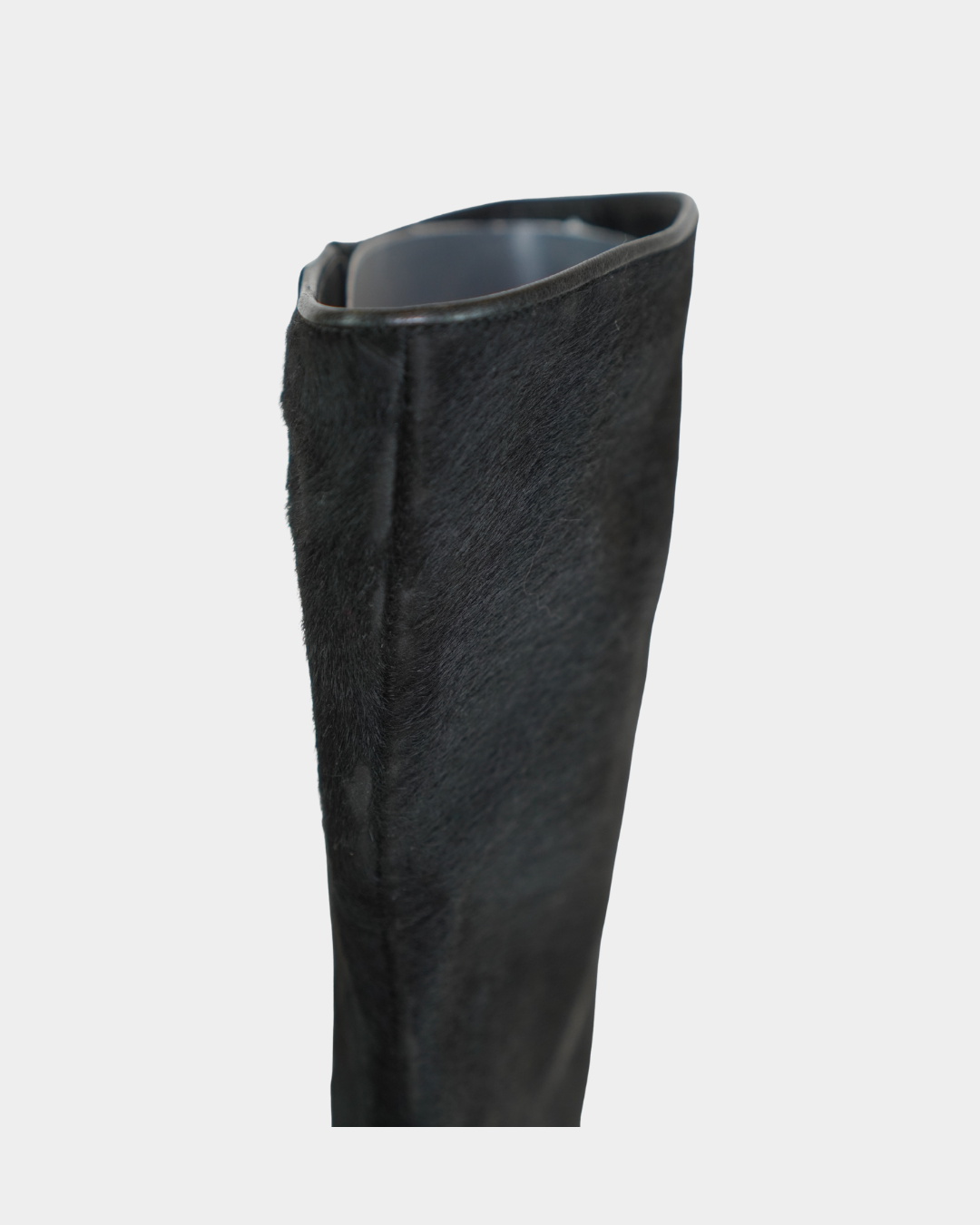Pony Hair Pointed Boots