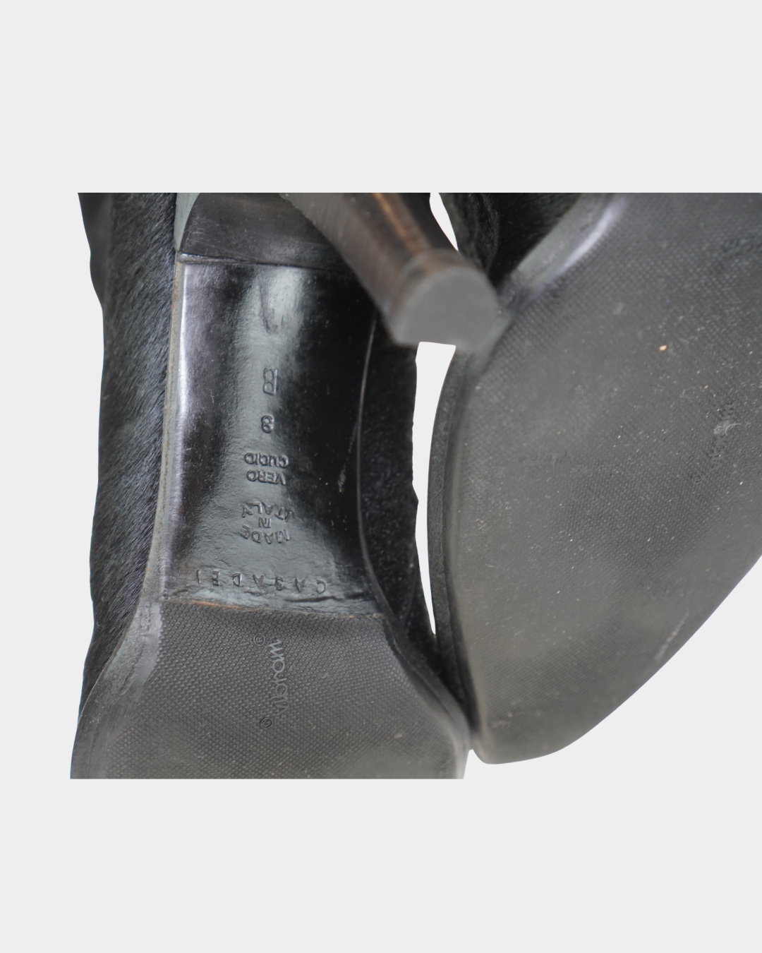 Pony Hair Pointed Boots
