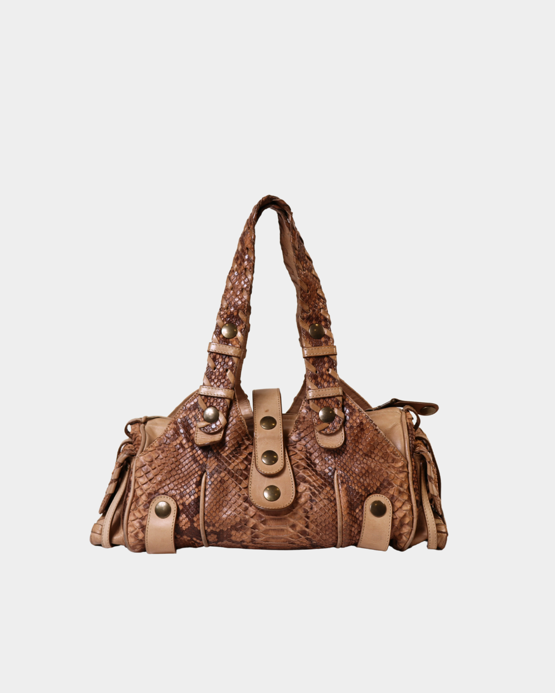 Chloe Beige Python Silverado