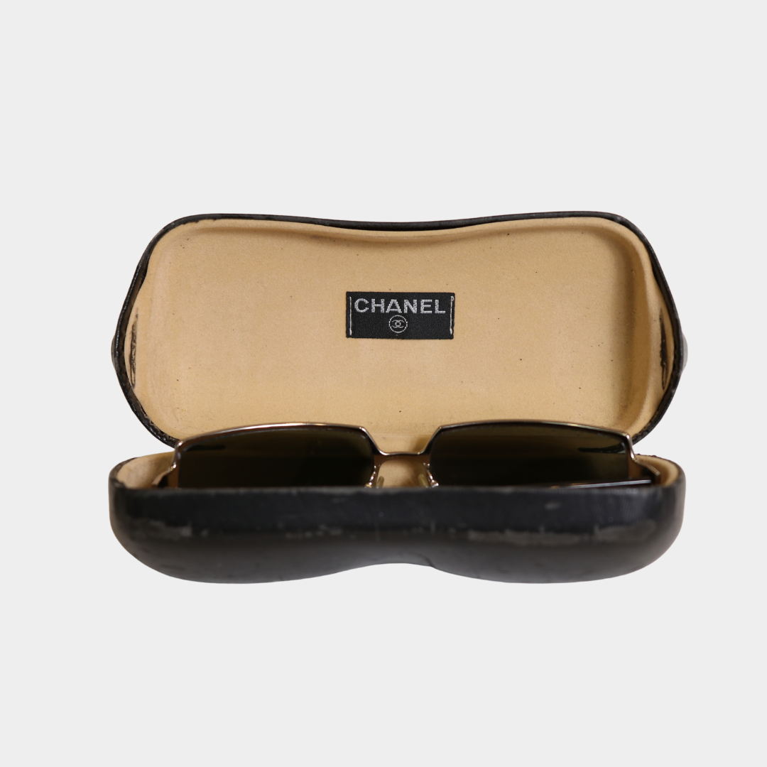 Chanel Vintage Metal Frame Sunglasses