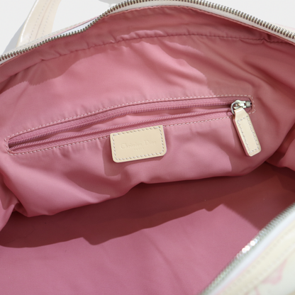 Dior Pink Cherry Diorissimo Large Bowler Bag