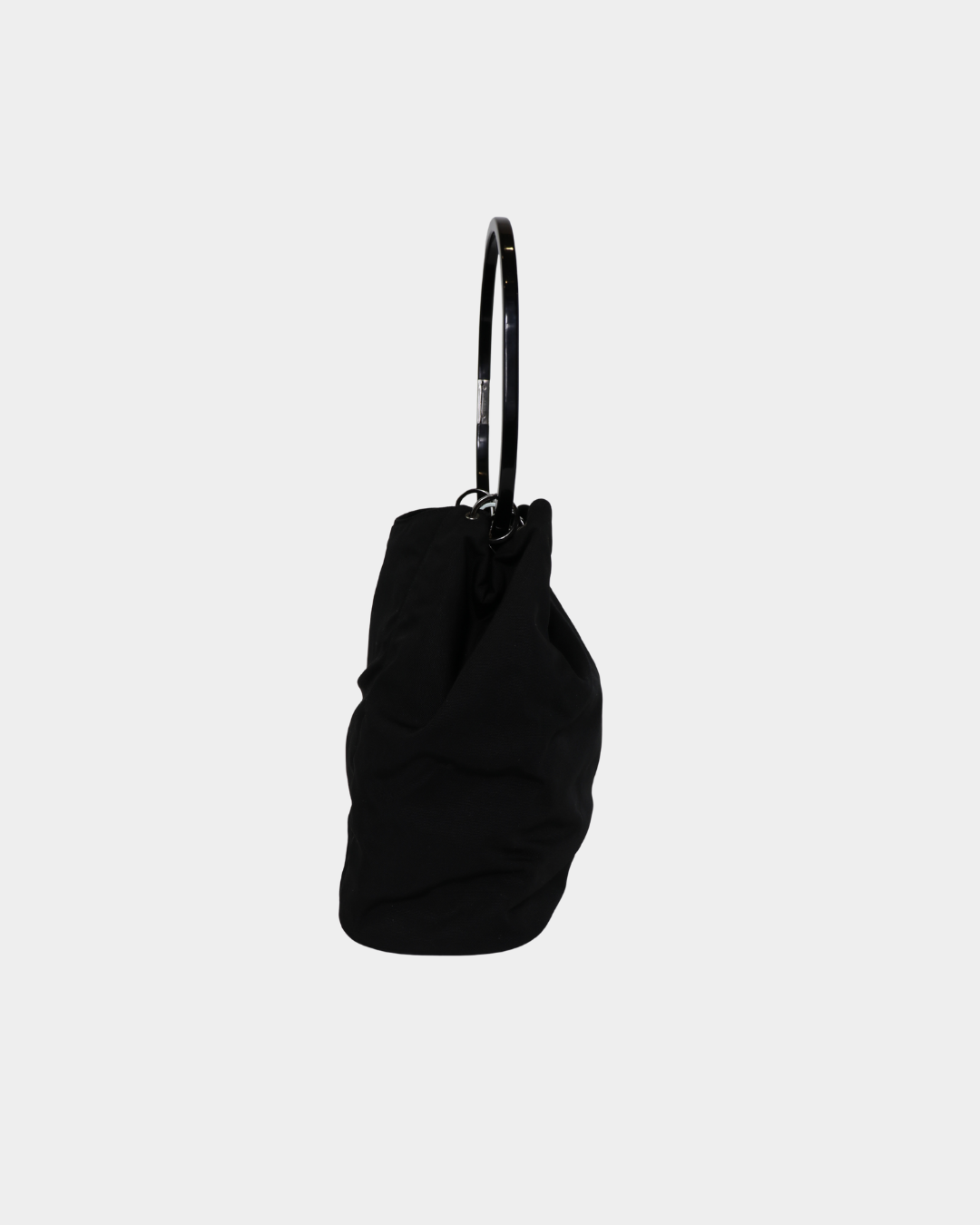 Gucci F/W 1999 Tom Ford Black Nylon Curtain Bag