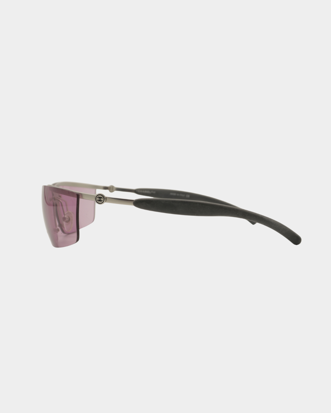 Chanel 4008 Half Rim Pink Sunglasses
