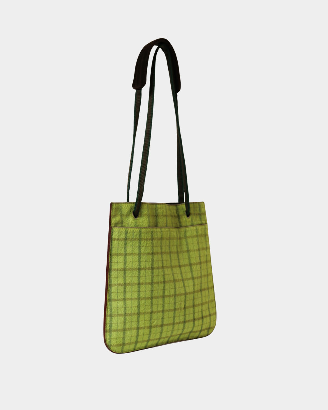 Miu miu FW/1999 Plaid Pony Hair Bag