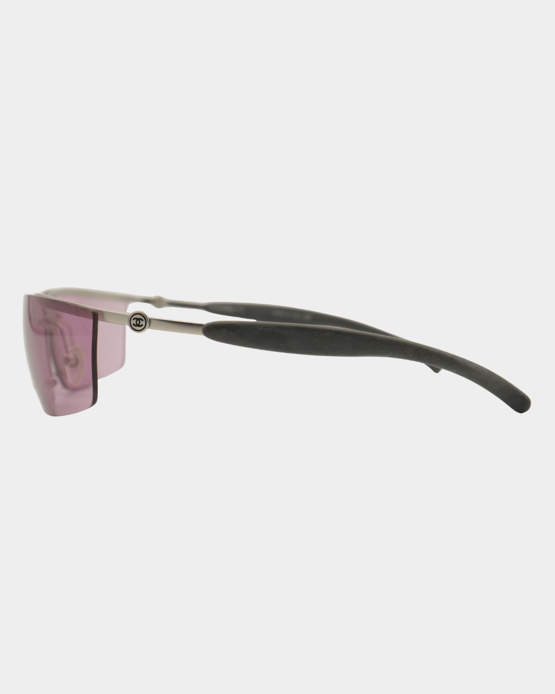 Chanel 4008 Half Rim Pink Sunglasses