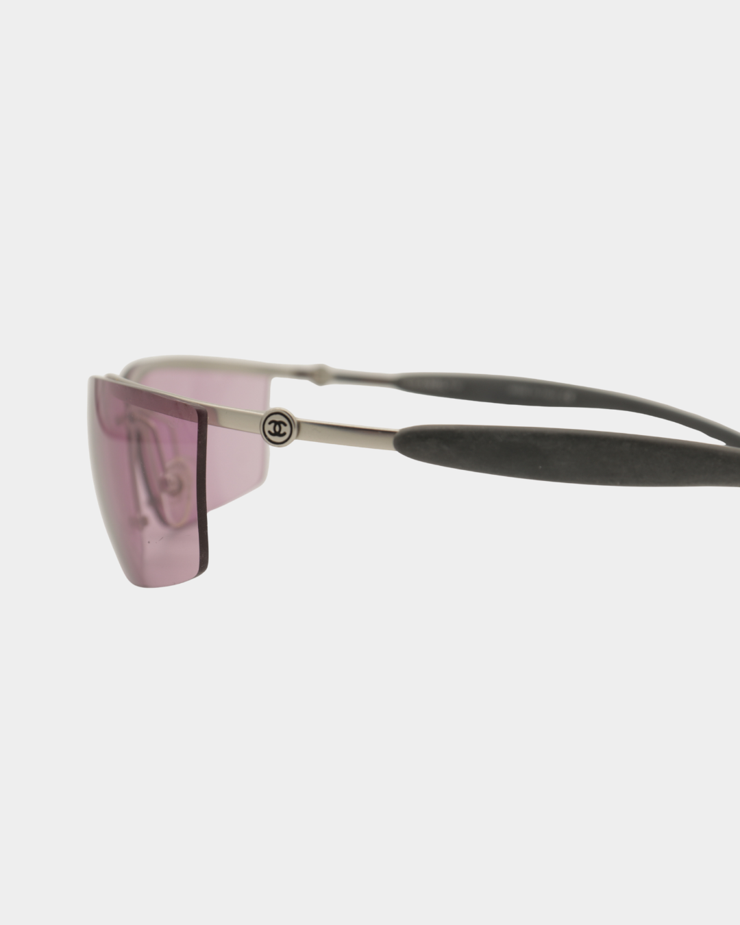 Chanel 4008 Half Rim Pink Sunglasses