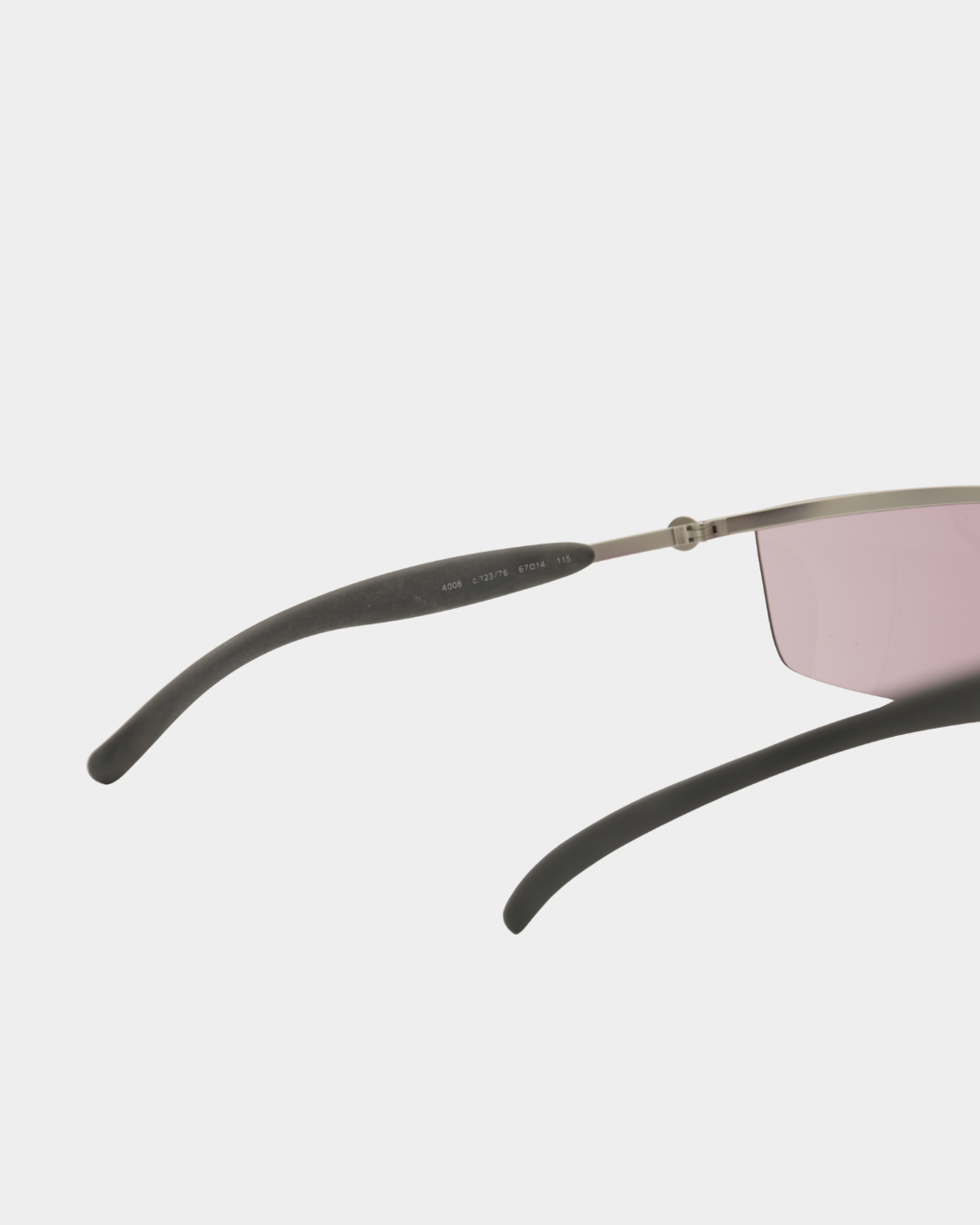 Chanel 4008 Half Rim Pink Sunglasses