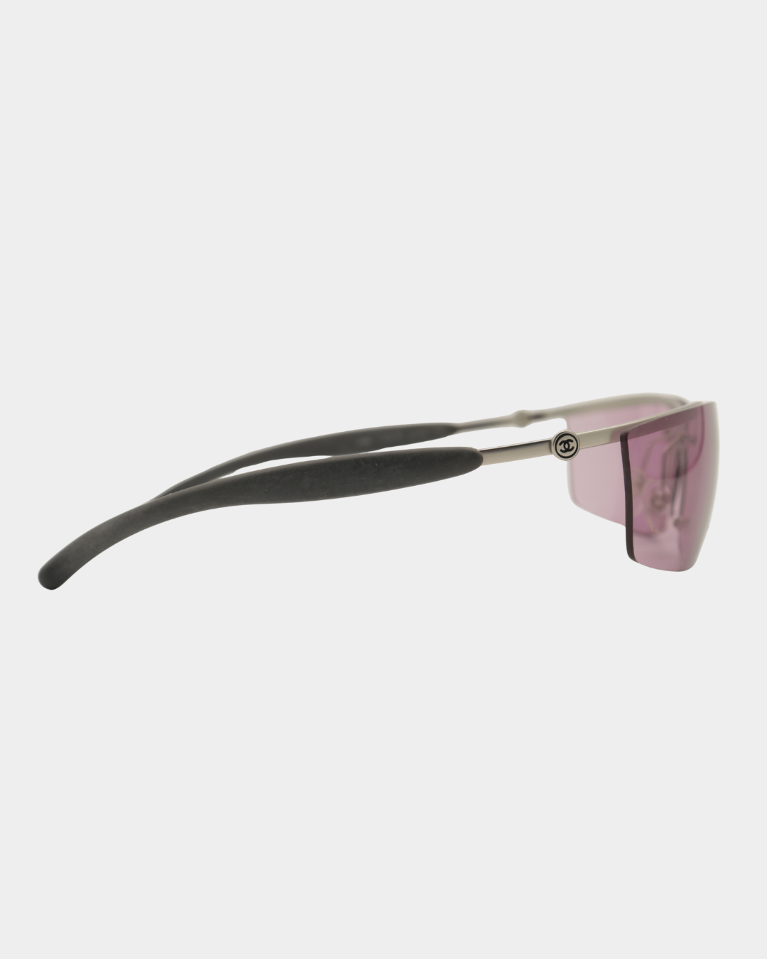 Chanel 4008 Half Rim Pink Sunglasses