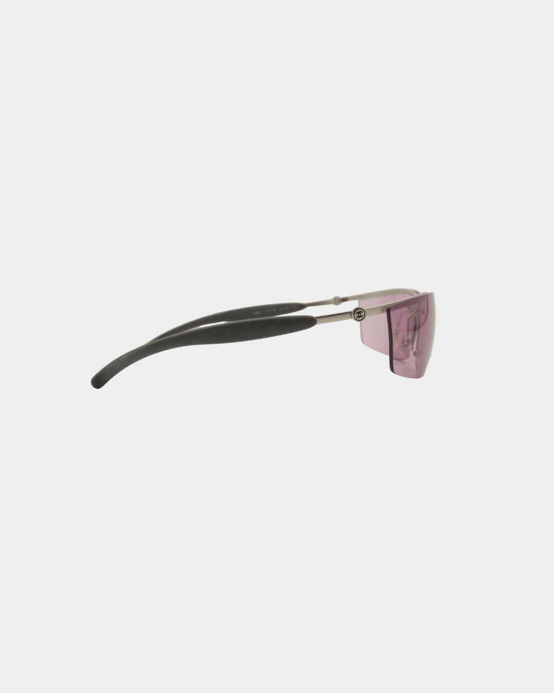 Chanel 4008 Half Rim Pink Sunglasses