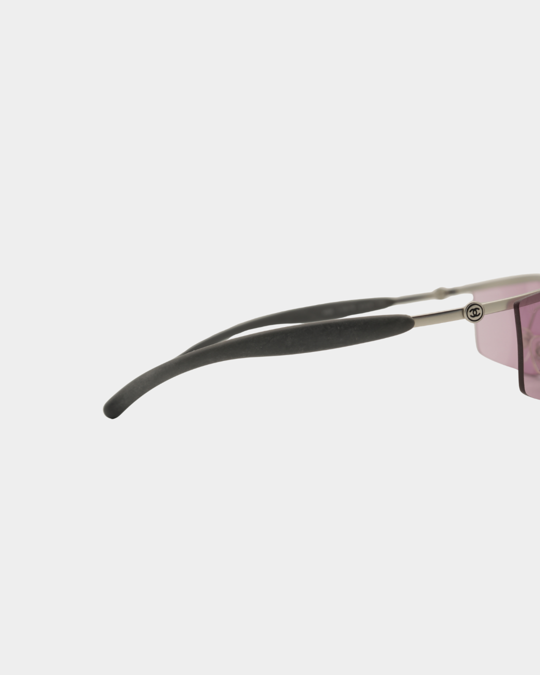 Chanel 4008 Half Rim Pink Sunglasses