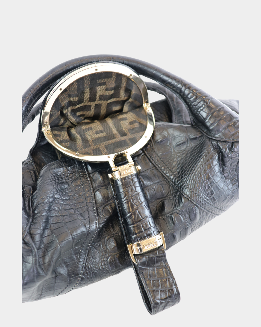 Fendi Alligator Spy Bag