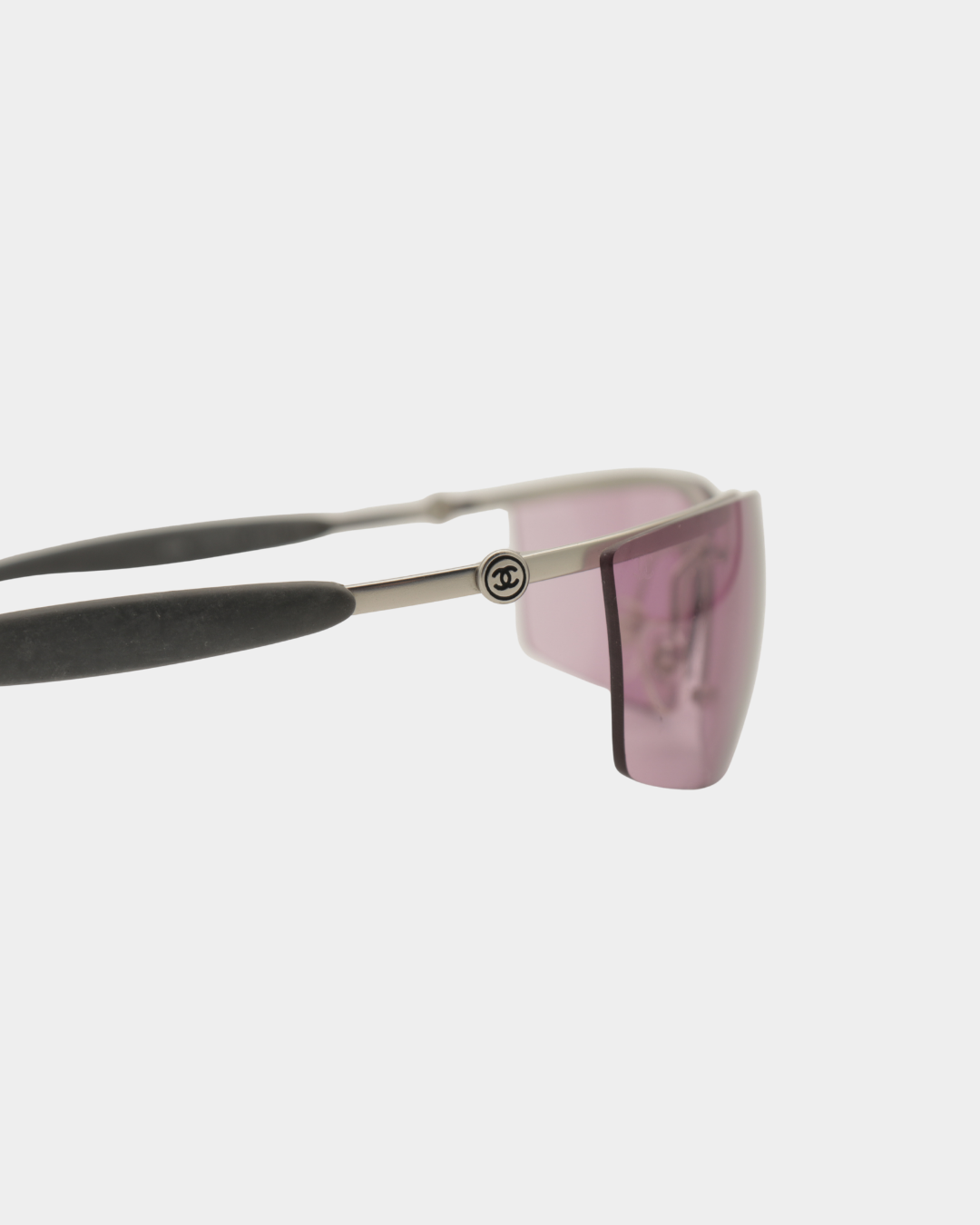 Chanel 4008 Half Rim Pink Sunglasses
