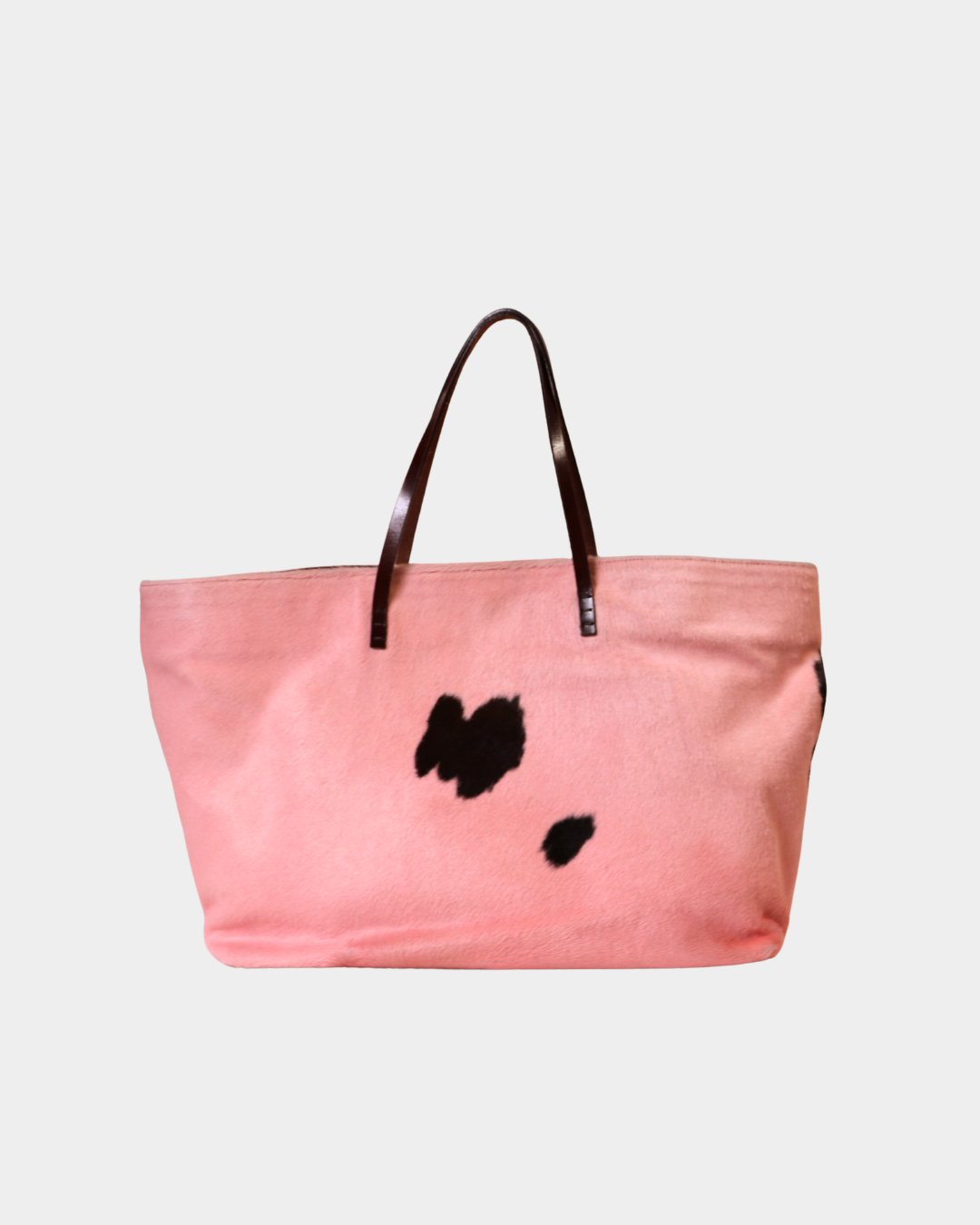 Fendi FW/1999 Pink Pony Hair Tote Bag