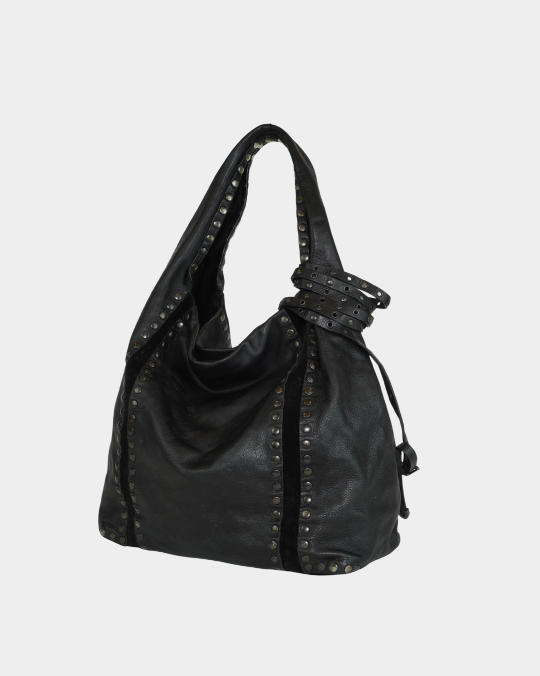 Jimmy Choo Studded Hobo Bag