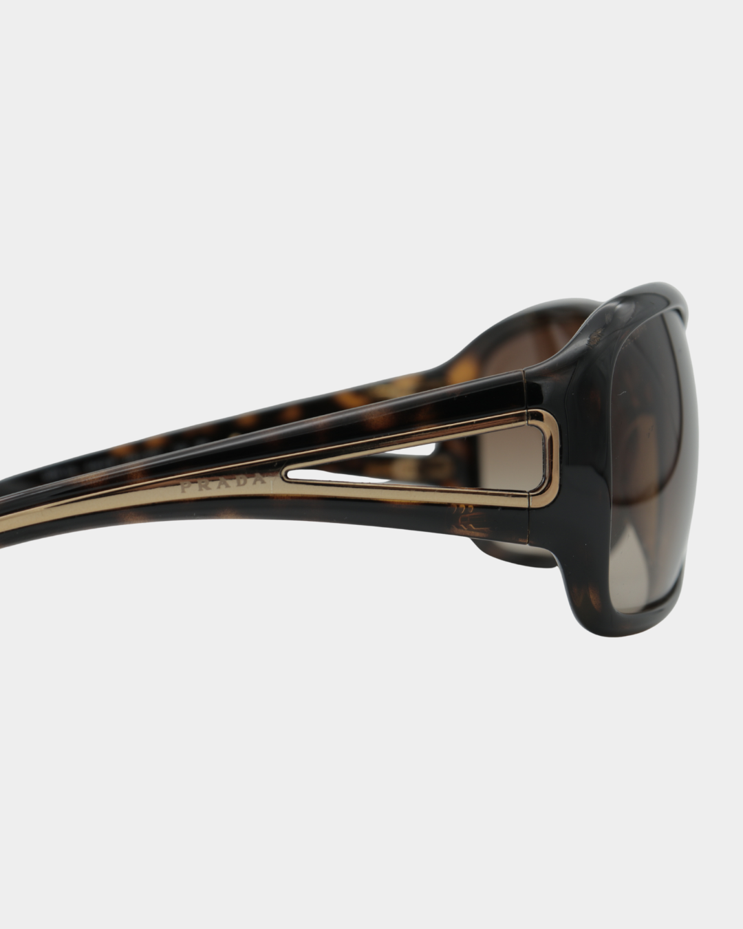 Prada SPR15L Brown Tortoise Sunglasses