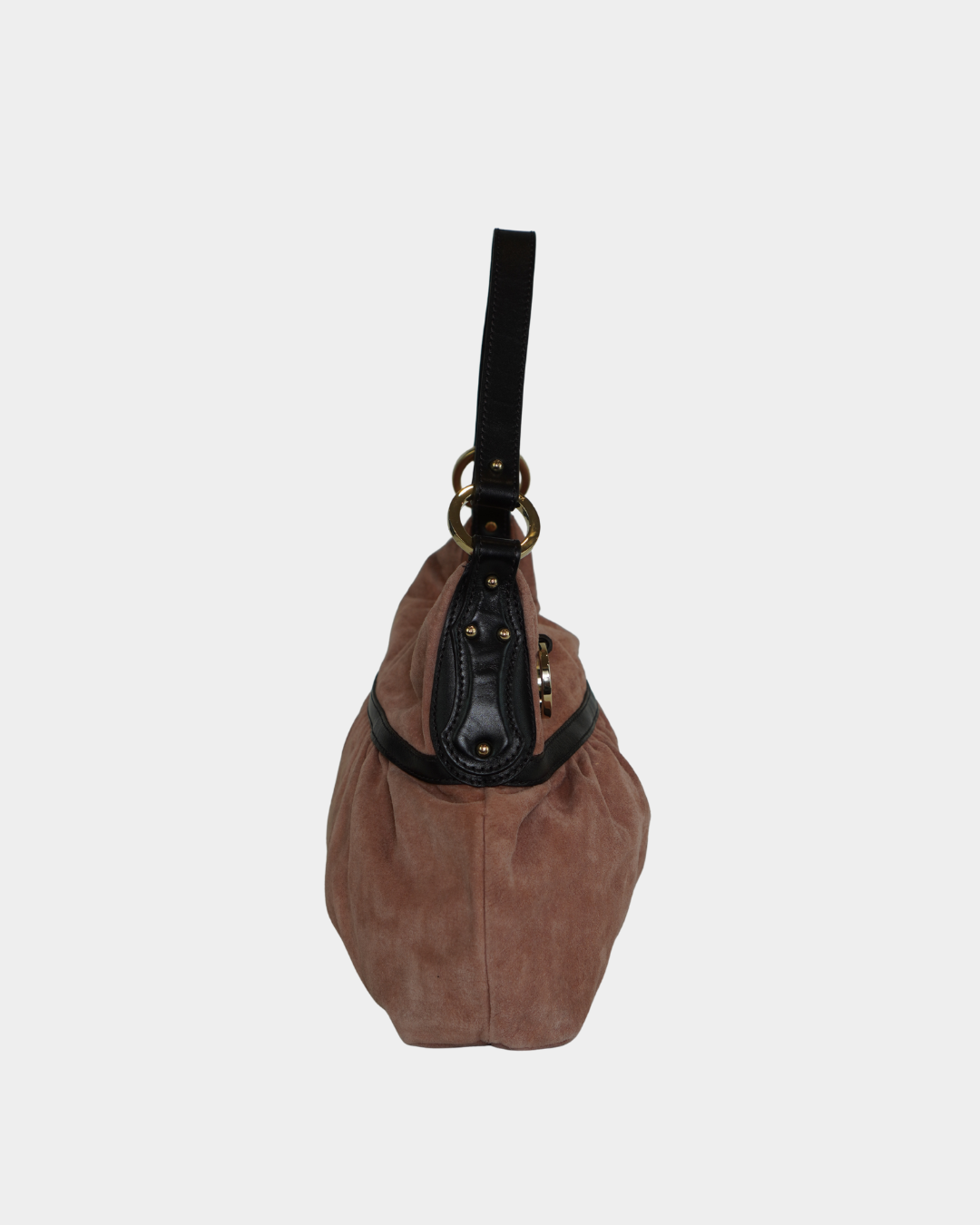 Fendi Soft Pink Suede Chef Bag