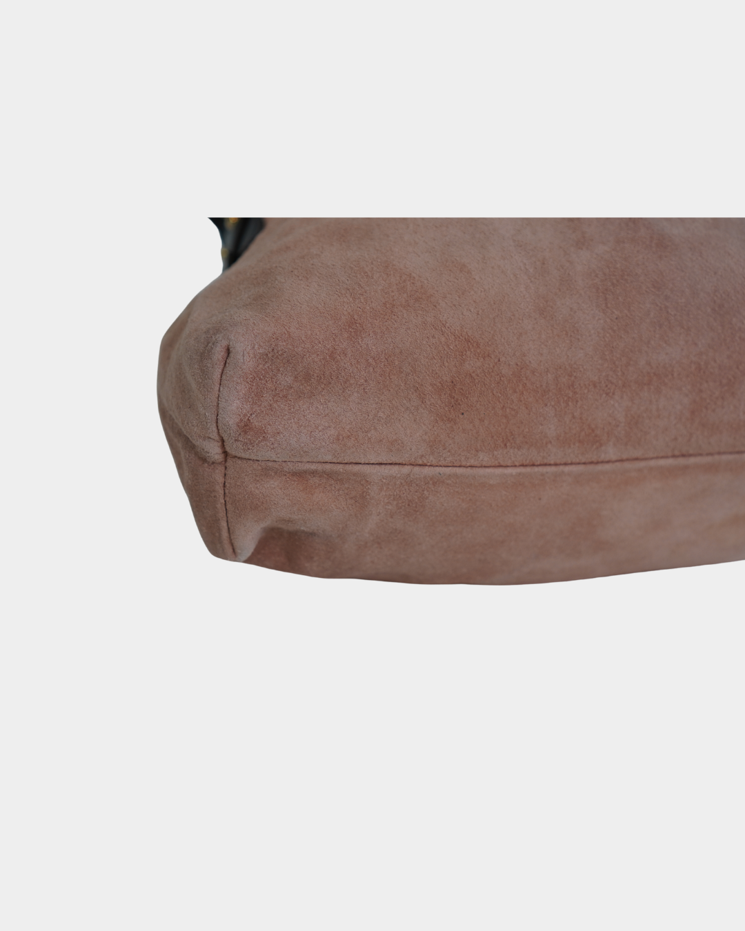 Fendi Soft Pink Suede Chef Bag
