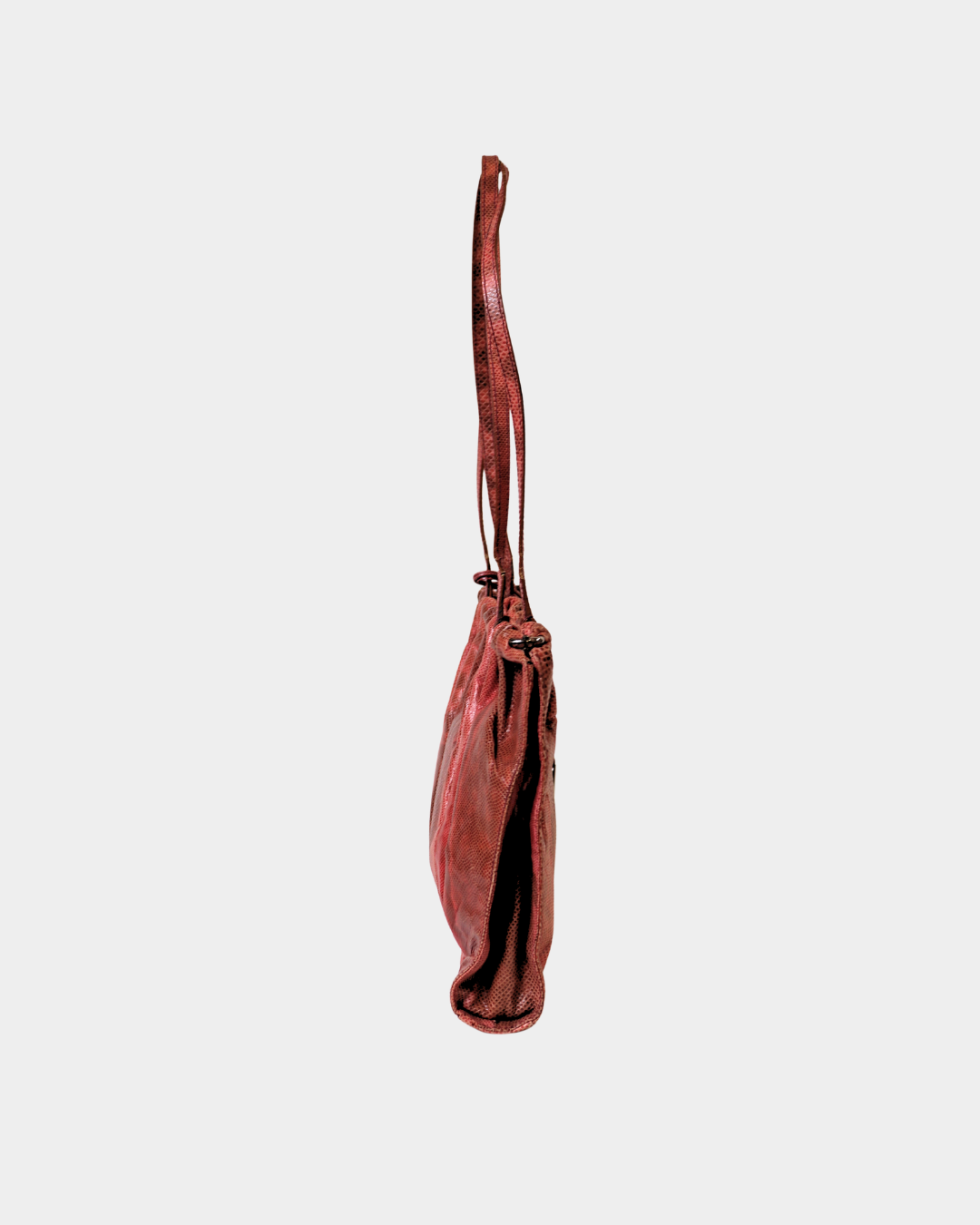Gucci F/W1999 Tom Ford Lizard Embossed Bag - Pink