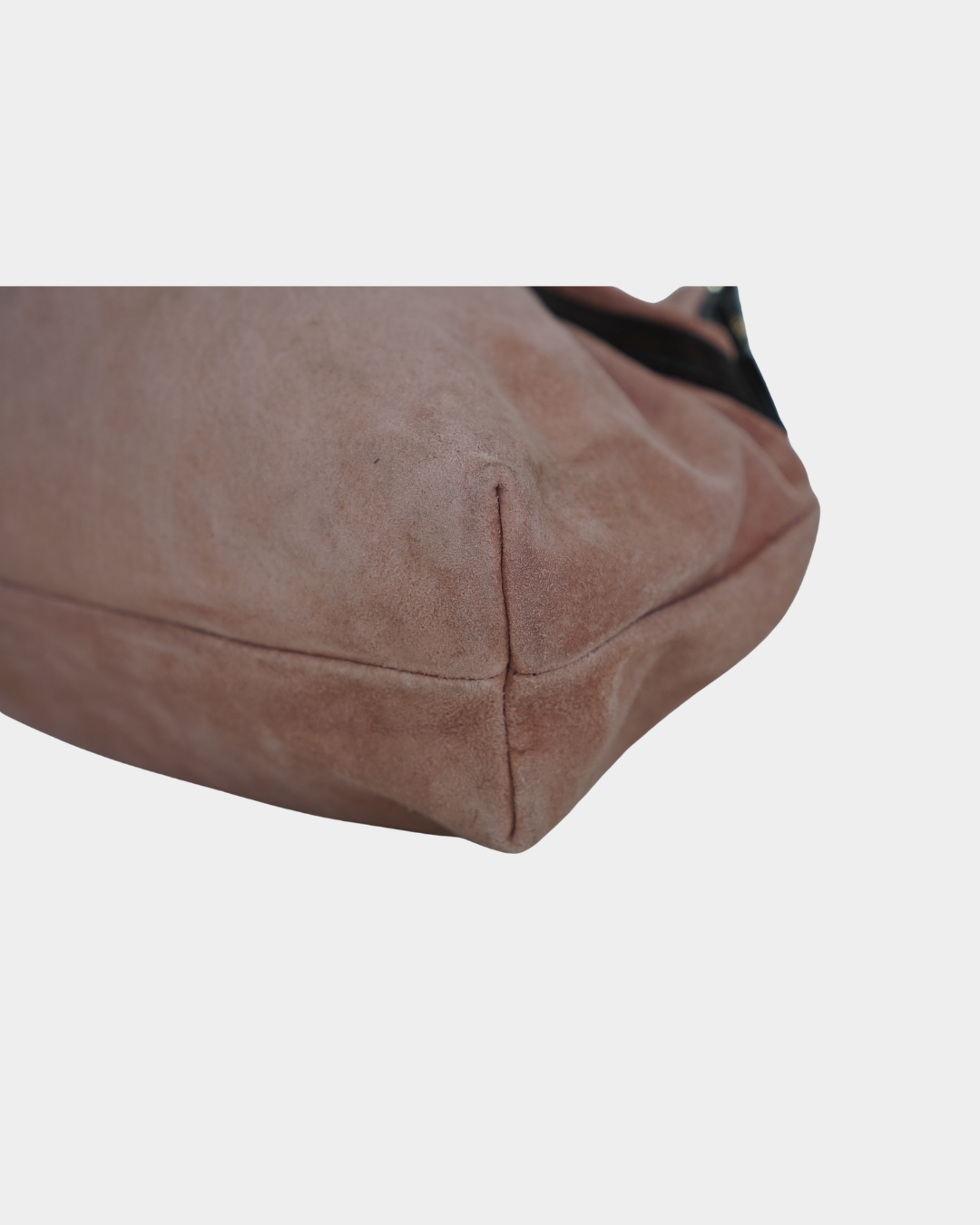 Fendi Soft Pink Suede Chef Bag