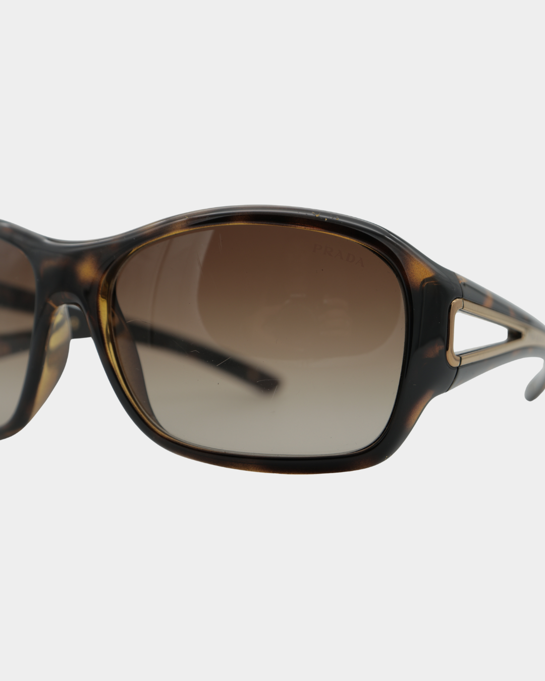 Prada SPR15L Brown Tortoise Sunglasses