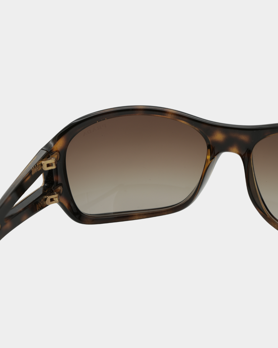 Prada SPR15L Brown Tortoise Sunglasses