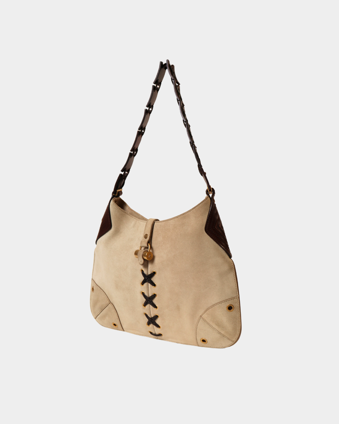 YSL Suede Hobo Bag