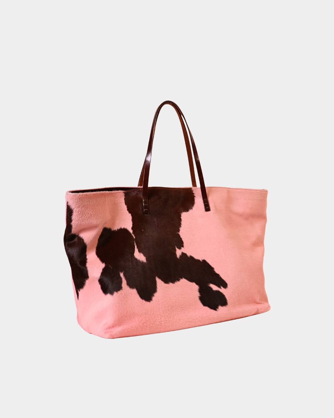 Fendi FW/1999 Pink Pony Hair Tote Bag