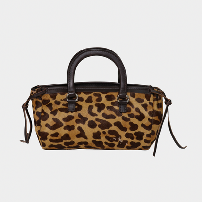 Prada Cheetah Mini Top Handle Bag