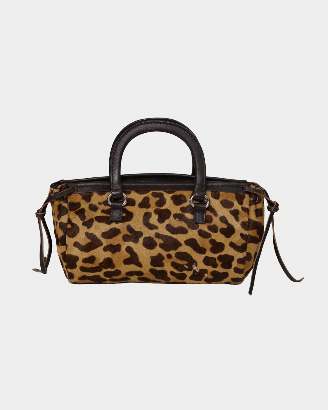 Prada Cheetah Mini Top Handle Bag