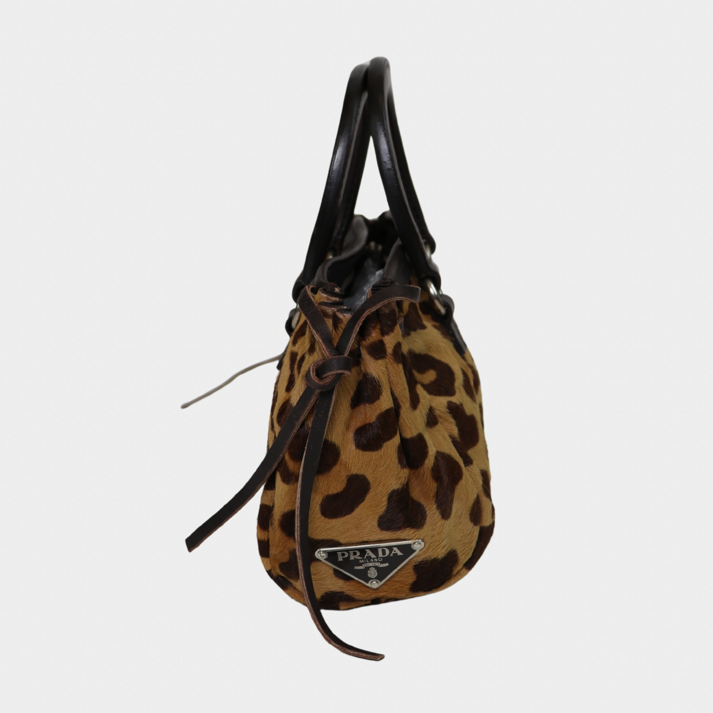 Prada Cheetah Mini Top Handle Bag