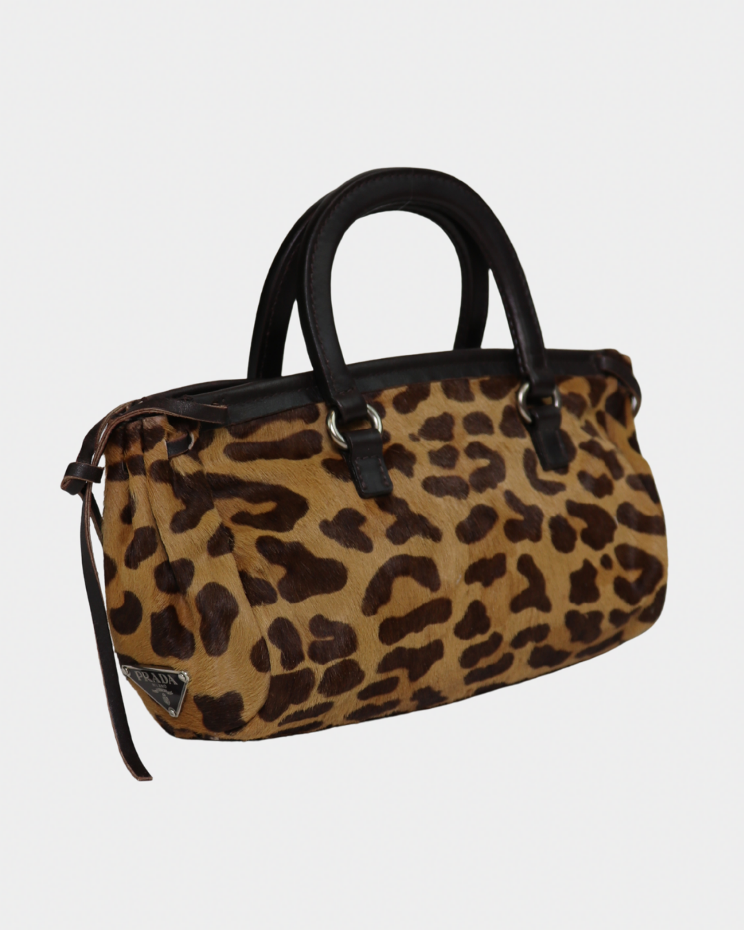 Prada Cheetah Mini Top Handle Bag