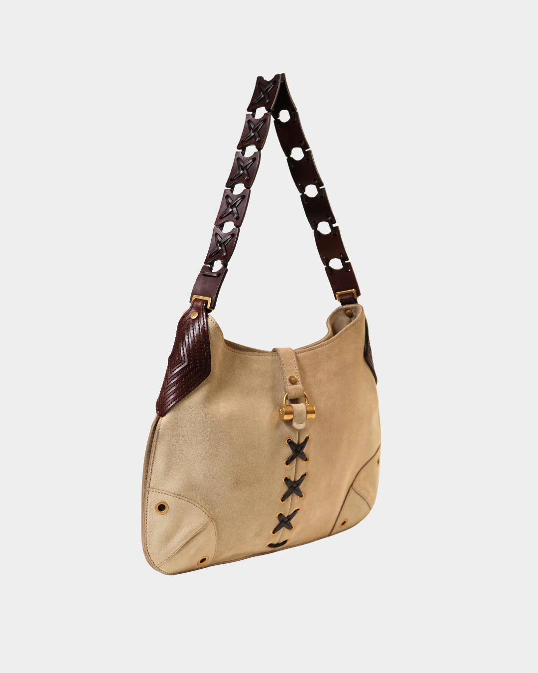 YSL Suede Hobo Bag