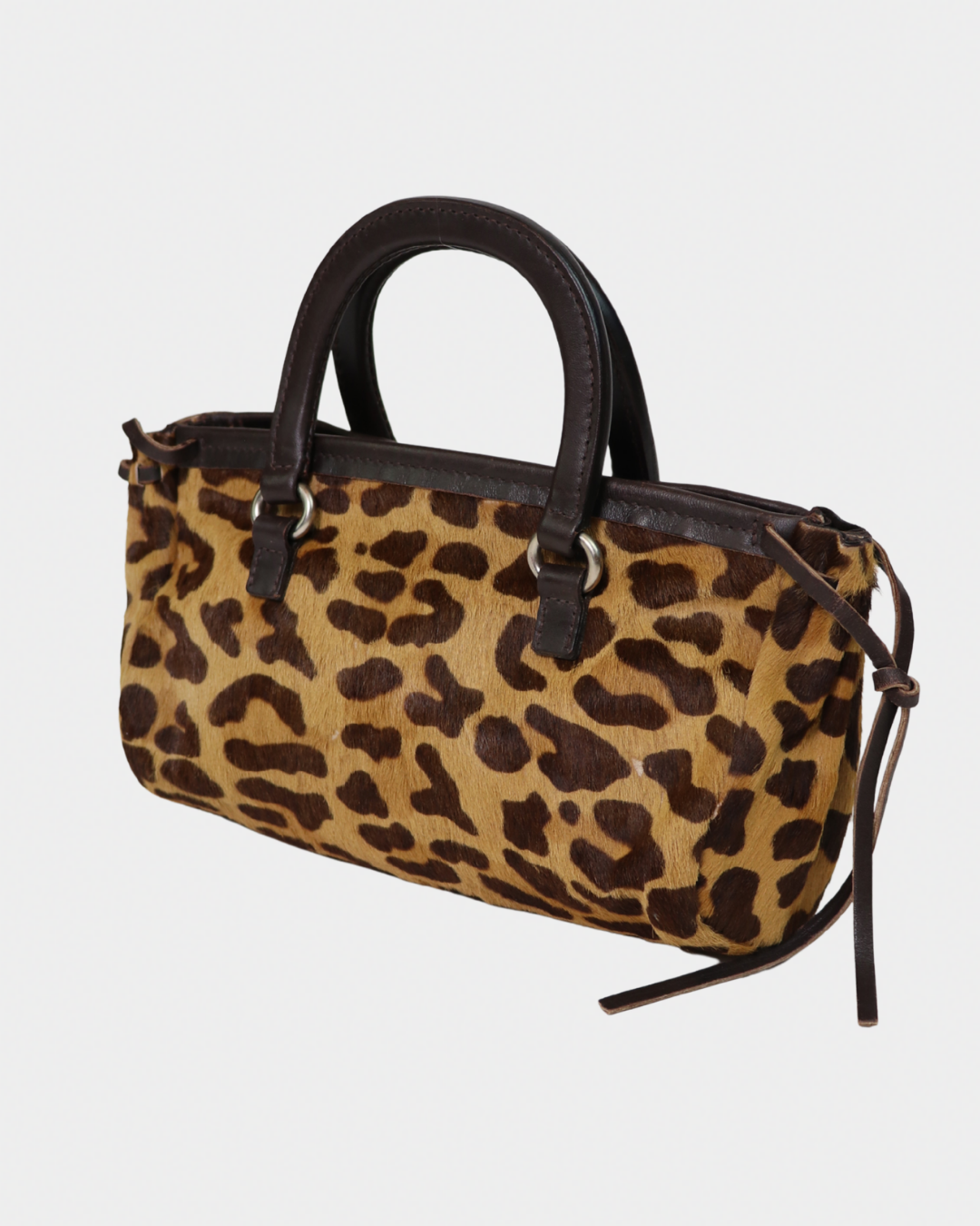 Prada Cheetah Mini Top Handle Bag