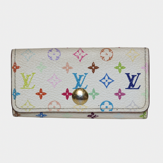 Louis Vuitton x Takashi Murakami Monogram Multicolore 4 Key Holder