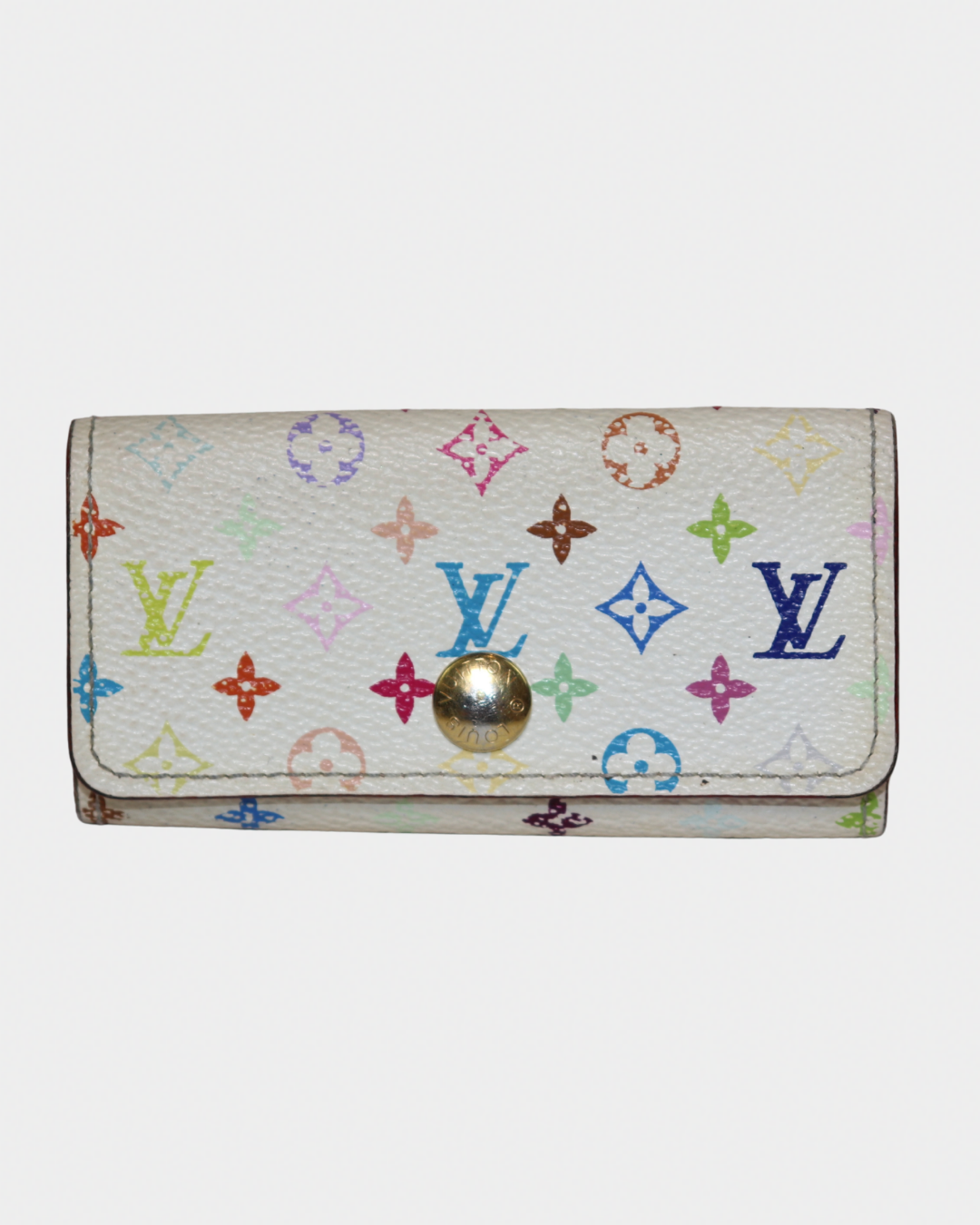 Louis Vuitton x Takashi Murakami Monogram Multicolore 4 Key Holder