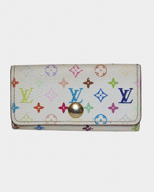 Louis Vuitton x Takashi Murakami Monogram Multicolore 4 Key Holder