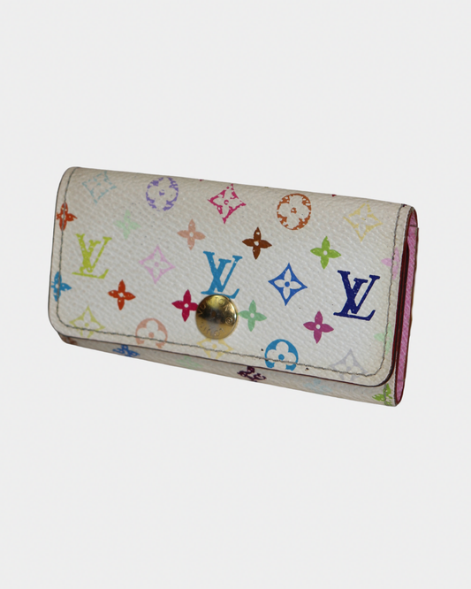 Louis Vuitton x Takashi Murakami Monogram Multicolore 4 Key Holder
