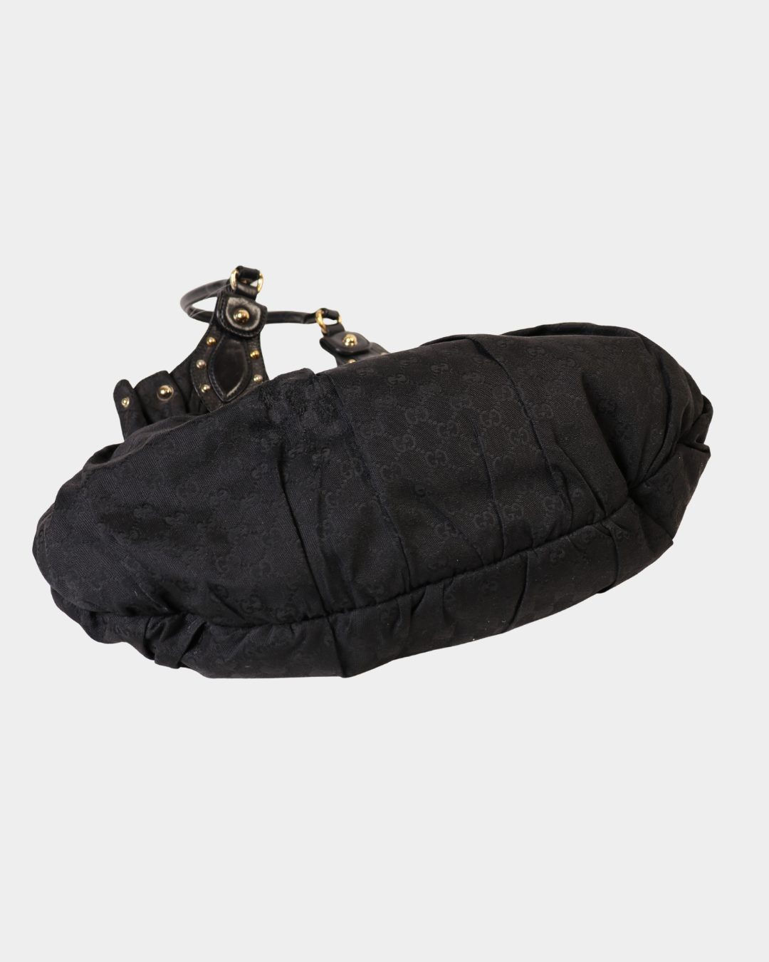 Gucci GG Canvas Studded Hobo Bag